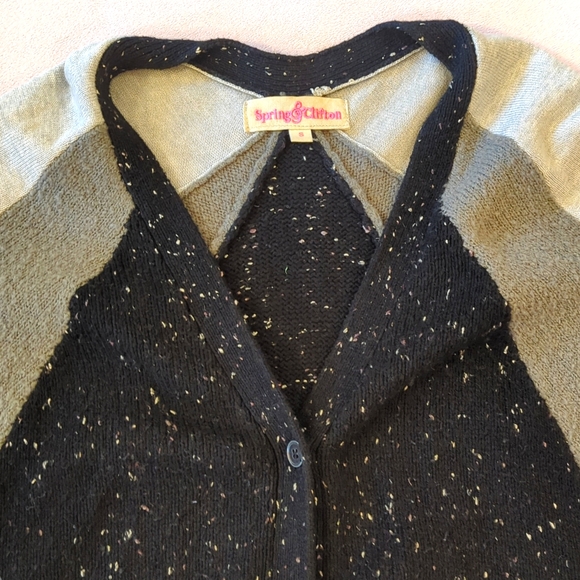 Spring & Clifton Multi Knit Oversized Drapey Sweater - Picture 5 of 13